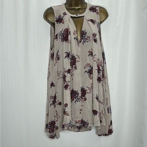 Free people floral shirt